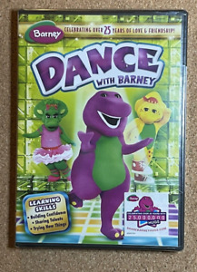 Dance with Barney 3 Episodes, Bonus Features New DVD Learning Skills