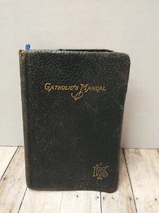 CATHOLIC'S MANUAL 1924 Canon Law Zander Diederich-Schaefer Religious God - Picture 1 of 12