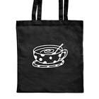 'Hot Chocolate' Classic Black Tote Shopper Bag (ZB00004625)