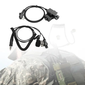 For Hytera PD415 PD500 PD565 6-Pin PTT 7.1-A3 Transparent Tube Headset with Mic - Zdjęcie 1 z 18