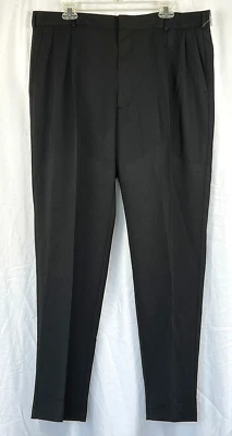 NUEVO NUEVO CON ETIQUETAS Dockers Negro Espiga Vestido Pantalones Pantalones W 38 L 32 Foto 1 de 2
