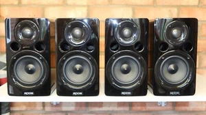 4 x Epos AVS SAT Satellite/Surround Sound Speakers - Gloss Black - Fully Working - Picture 1 of 24