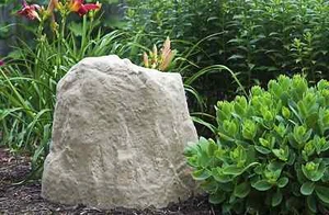 Landscape Fake Rock Boulder Stone Sprinkler Irrigation Cover Valve Box Garden L - Picture 1 of 11