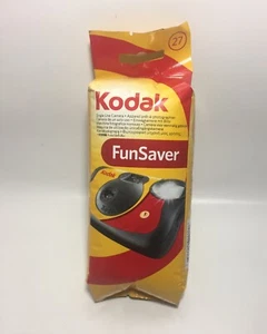 Cámara fotográfica desechable Kodak FunSaver 35 mm de un solo uso 27 exposiciones nueva sellada - Imagen 1 de 8