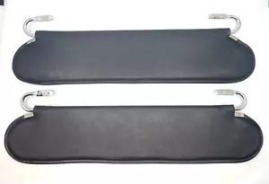 Interior Sunvisor Sun Visors Set for Jeep Wrangler CJ 1955-1986 Black - 2 Pieces - Picture 1 of 4