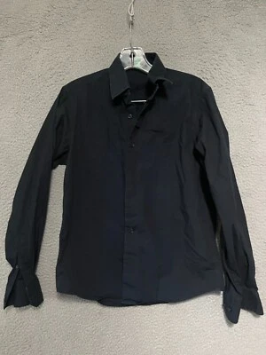 Рубашка мужская United Colors of Benetton размер средний синяя с длинным рукавом хлопок для взрослых - Изображение 1 из 4