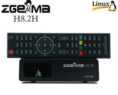 ZGEMMA H8.2H Sat-TV-Receiver Enigma2 DVB-S2X + DBB-T2/C *EU-STECKER * KOSTENLOSES WLAN* - Bild 1 von 4