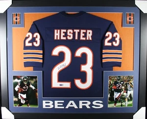 DEVIN HESTER Signed/Autographed Custom Jersey Framed 35x43 - JSA - Picture 1 of 2