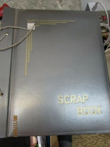 "Libro de chatarra retro vintage sin usar 12"" x 10" - Imagen 1 de 10
