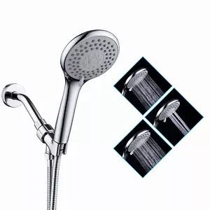 3 Function Handheld Shower Head+Stainless Steel Hose+Bracket . Bathroom supplies - Picture 1 of 8