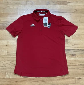 Herren NC State Wolfpack Adidas Trainer Sideline Tech Polo GE1763 Medium Neu - Bild 1 von 4