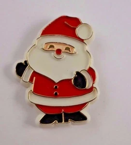 Broche prendedor de solapa de Navidad Hallmark Papá Noel de plástico - Imagen 1 de 2