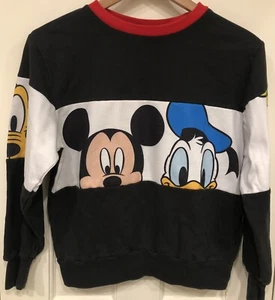 Disney Mickey Mouse & Donald Duck Sweatshirt + Goofy/Pluto - Gr. M (Jugend) - Bild 1 von 9