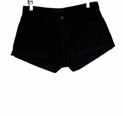 J Brand Women’s Cuffed Denim Short Size 28 Color Black - Image 1 of 4