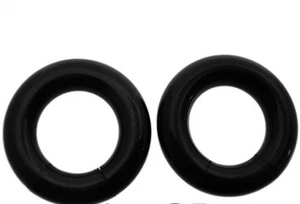 10G 1/2 inch BLACK SEGMENT RINGS CBR NIPPLE LIP RING - Picture 1 of 1