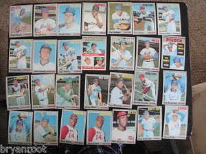 1970 TOPPS COMMONS MINOR STARS PARTIAL  LOT COMPLETE YOUR SET CHOOSE $1 VG EX NM - Picture 1 of 7