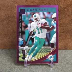 2018 Donruss #166 DeVante Parker LOW #/400 Season Stat Line Purple Miami Dolphin - Picture 1 of 2