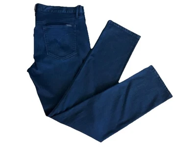 Pantalones de mezclilla elásticos Joe's azul oscuro Savile Row calce recto ajustados apertura de pierna talla 38 Foto 1 de 4