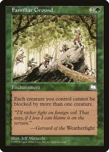 MTG Magic the Gathering Familiar Ground (127/167) Weatherlight LP - Picture 1 of 1