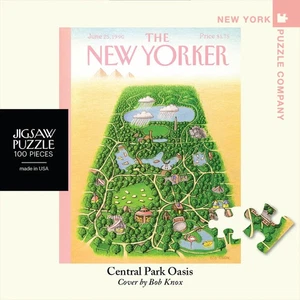 Central Park Oasis The New Yorker 100 Piece Mini Jigsaw Puzzle NYPC New - Picture 1 of 2