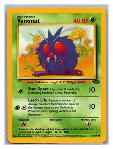 Venonat 63/64 - Pokémon Jungla Regular Excelente Estado - Imagen 1 de 3