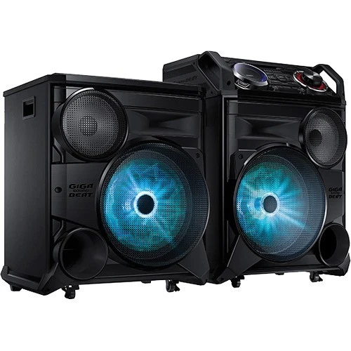 Sistema de sonido Samsung MX-HS8500 Giga 2.2 Bluetooth viene con dos estéreo grandes Foto 1 de 4