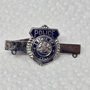 Pennsylvania State Police Trooper Vintage Tie Bar Clip cop sheriff law agent - Picture 1 of 7