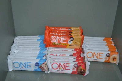 Lot Of 35 ONE Protein Bars, 4 Flavors, 2.12 oz Each, Best By Date 01/2026+ - Image 1 of 2