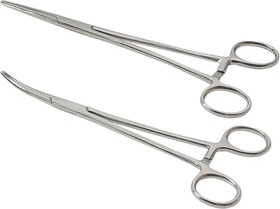 Piercingzange Set 2 Stk. – Selbstverriegelnd, Sägezahn, 12.5cm Klemme - Bild 1 von 4