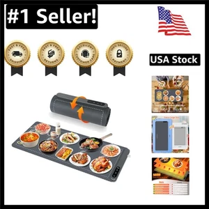 Warming Mat for Food,(Xxl 36"X16") Electric Warming Tray,Extra Large Food Warmer - Picture 1 of 9