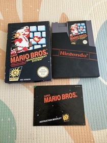 Super Mario Bros. NES Boxed With Manual