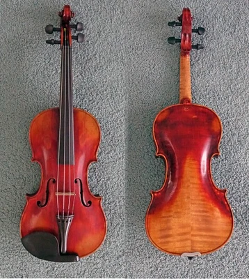 RESTORED ANTIQUE COPY OF STAINER 4/4 CONSERVATORY VIOLIN MADE IN GERMANY C-1900 - Image 1 of 4