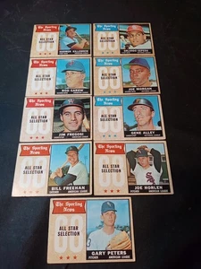 1968 Topps A.S. LOT (9) KILLEBREW CEPEDA CAREW MORGAN SIEHE FOTOS & BESCHREIBUNG - Bild 1 von 22