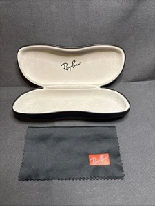 Gafas Ray Ban fibra de carbono negras estuche rígido y tela solamente - Imagen 1 de 6