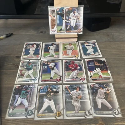 2021/2022 1st Bowman Prospect Lot x25; Paper & Chromes; Future MLB Stars - Image 1 of 4