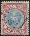 NETHERLANDS 1872 KING 2G50 USED 