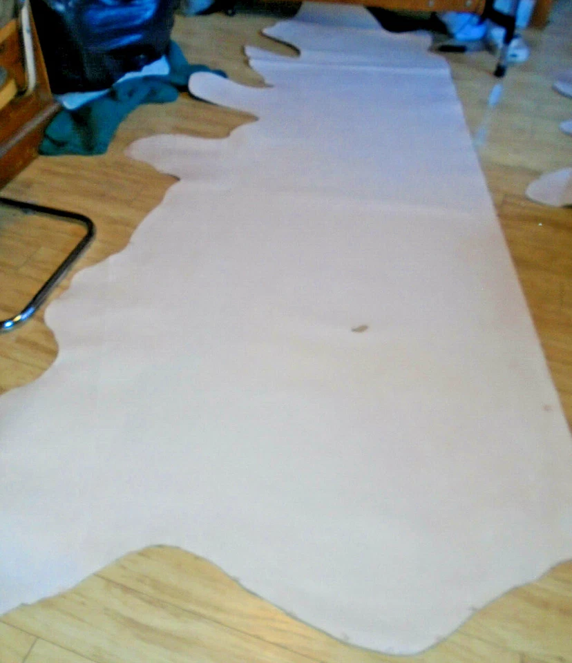 4/5 oz Natural Veg Tan Strap Holster Wallet Tooling Cowhide Leather 26-28 sqft - Image 1 of 1