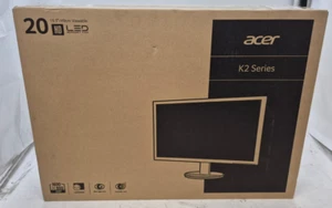 Sealed Acer 19.5" LCD Widescreen Monitor K202HQL Abi - Picture 1 of 6