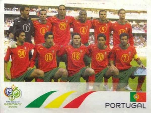 Panini Sticker Fußball WM 2006 Nr. 282: Portugal Team Mannschaftsfoto POR Bild - Bild 1 von 2