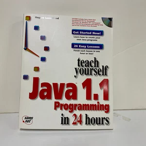 Teach Yourself Java 1.1 Programming in 24 Hours by Rogers Cadenhead CD-ROM - Bild 1 von 3