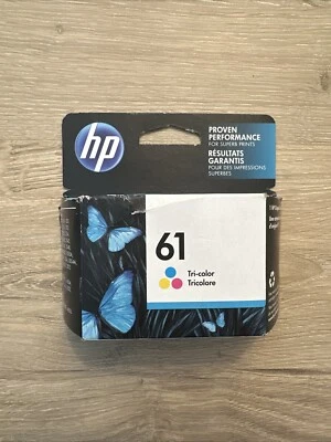 Unopened Genuine HP 61 Tri-Color Ink Cartridge In Retail Box - Image 1 of 4
