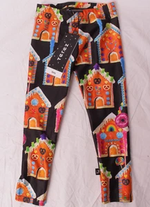 Terez girls leggings - M medium - gingerbread house Christmas - 3/4 cropped - Picture 1 of 3