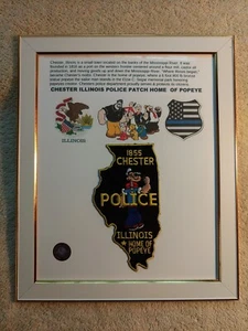 popeye chester illinois police art one of a kind original awesome - Bild 1 von 11