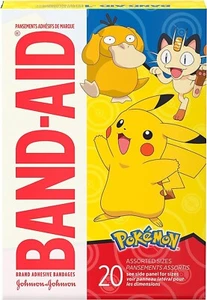 Vendajes adhesivos de curita para cortes y rasguños menores personajes Pokémon, 20 CT - Imagen 1 de 10