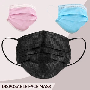Einwegmaske 3-lagig Gesichtsmasken nicht medizinisch OP Mund Nase Staubschutz - Bild 1 von 28