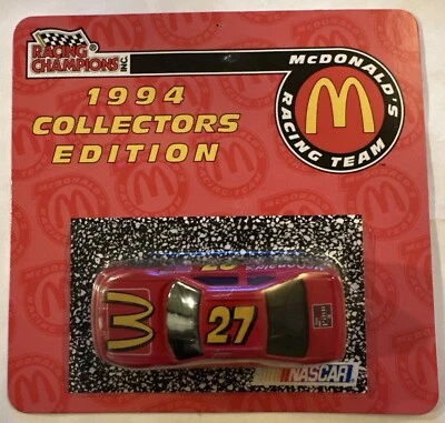 Racing Champions #27 Jimmy Spencer McDonalds Racing Team 1994 Collectors Edition - Image 1 of 4