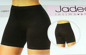 2 pantaloncini donna JADEA gamba lunga cotone elastico modal nero Tg 6 art.536 - Foto 1 di 1