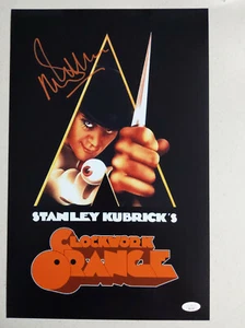 MALCOLM MCDOWELL Signed 11x17 Movie PHOTO Clockwork Orange BAS JSA COA D - Picture 1 of 1