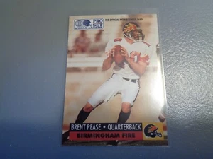 1991 Pro Set World League Football #8 Brent Pease MLB - Bild 1 von 2