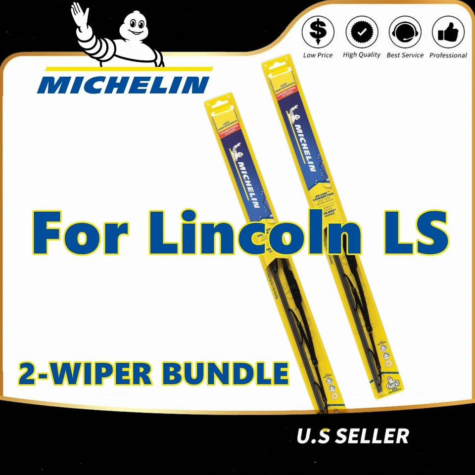 Paquete de 2 escobillas limpiaparabrisas estándar - aptas para Lincoln LS 2000-2006 - 30240/190 Foto 1 de 4